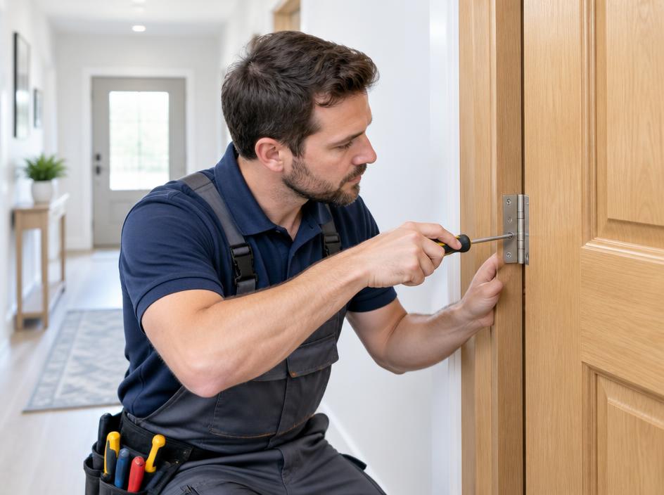 Reparación de puerta en vivienda